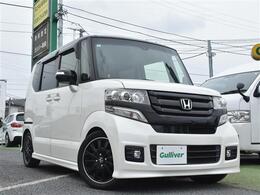 ホンダ N-BOX 660 カスタムG ターボ Lパッケージ 2トーンカラースタイル ナビ バックカメラ ETC ダウンサス マフラ-