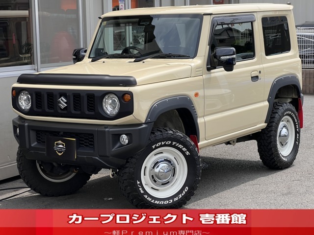R5年 ジムニー XC 5速MT 2インチUPキット　DEEN16インチ　オプカンMTタイヤ　14段減衰調整ショック　ガナドールマフラー　純正ナビ　FRカメラ　ミラー型前後ドラレコ　CD　DVD　BT接続