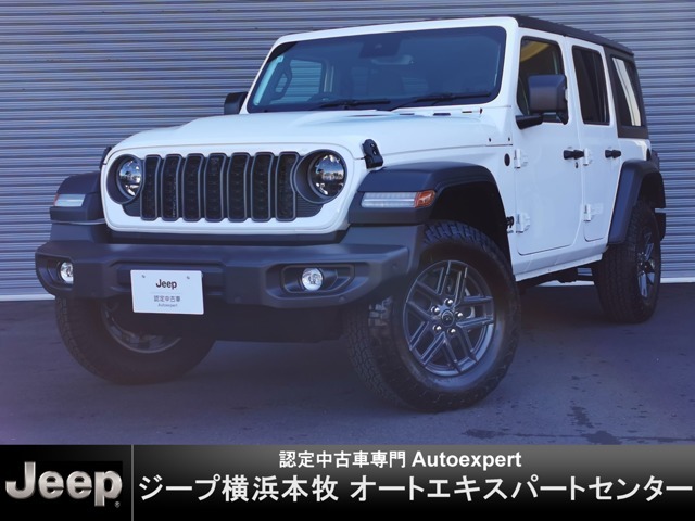 2025MY Wrangler Unlimited Sport 2.0L 8AT人気色WHITE入荷しました！走行距離も少なく車両状態も良いのでぜひ現車をご覧ください！