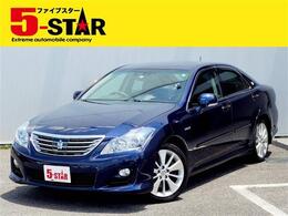 トヨタ クラウンハイブリッド 3.5 1オーナー 本革エアシート ETC 純正AW