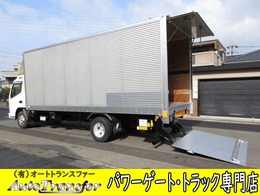 三菱ふそう キャンター アルミバン パワーゲート オートフロア 6速 内寸594x208x211　中型免許(8t)