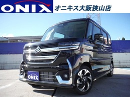 スズキ スペーシア 660 カスタム ハイブリッド XSターボ 新車9インチナビ全方位ETCマットバイザー付
