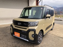 ダイハツ タント 660 ファンクロスターボ 4WD 10インチナビ　ドラレコ　バイザー