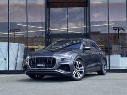 アウディ Q8 55 TFSI クワトロ デビューパッケージ Sライン 4WD ACC 純正ナビ全方位 半革 温席前後ドラレコ