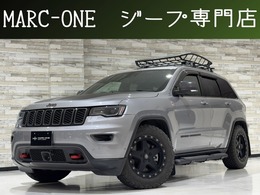 ジープ グランドチェロキー トレイルホーク 4WD 1年保証付 限定車 ハーフレザー Stradaナビ