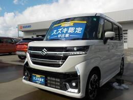 スズキ スペーシア 660 カスタム ハイブリッド XSターボ 両サイド自動スライドドア　オットマン