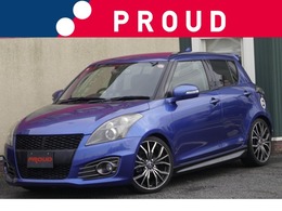 スズキ スイフト 1.6 スポーツ 1年保証付　社外ナビ　車高調　フルセグ