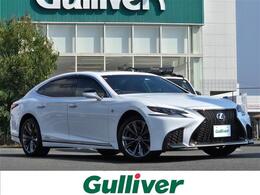 レクサス LS 500h Fスポーツ ムーンルーフ クルコン Fスポ専用アルミ