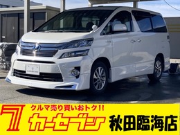 トヨタ ヴェルファイアハイブリッド 2.4 ZR Gエディション 4WD モデリスタエアロ　純正ナビ　サンルーフ
