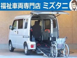 スズキ エブリイ 660 ウィズ 車いす移動車 助手席側リアシート付 5AGS車 電動ウインチ