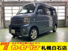 スズキ エブリイワゴン 660 PZターボスペシャル ハイルーフ 4WD 社外ナビ　テレビ　両側パワスラ
