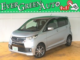 三菱 eKカスタム 660 T セーフティパッケージ 衝突軽減ブレーキ インテリキー 純正SDナビ