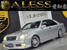トヨタ クラウンアスリート 3.0 G フルエアロ 新品車高調 シャレン18インチ