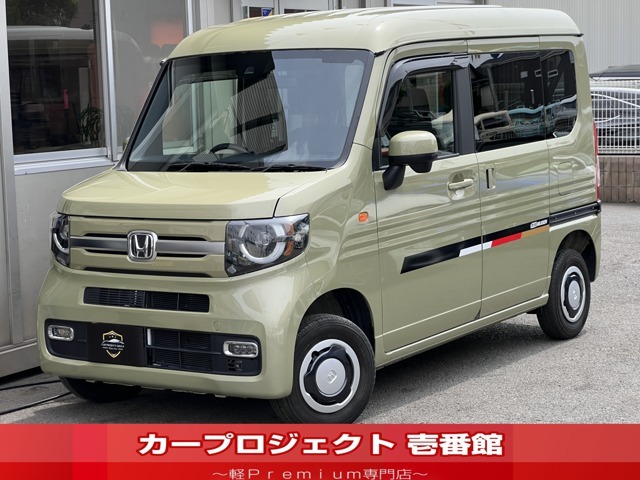 R5年 N-VAN +スタイルファン ターボ 4WD ホンダセンシング　社外ディスプレイオーディオ　無限ドアバイザー＆サイドデカール　カープレイ　アンドロイドオート　CD　DVD　ブルートゥース