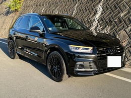 アウディ Q5 40 TDI クワトロ スポーツ Sラインパッケージ ディーゼルターボ 4WD ブラックアウト純正ホイール有