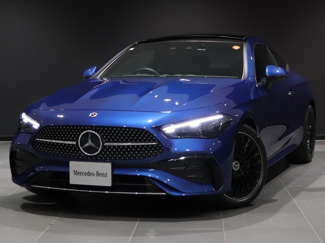 CLE200 スポーツ ISG搭載 パノラミックスライディングルーフ 有償カラースペクトラルブルー ブラックペイントAMG19インチAW