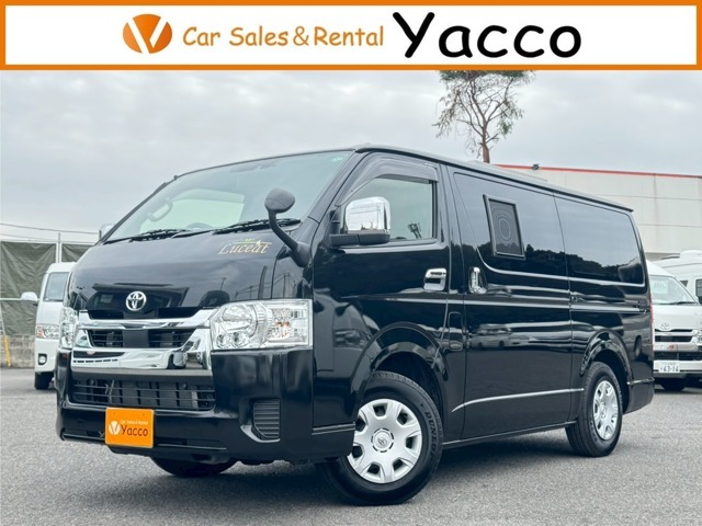 R7年　ハイエース　イイダKYP:CS製ルーチェットナロー　乗車定員6名　就寝定員目安3名　車両サイズ469cm×169cm×210cm　ナビ　Bカメラ　ETC　ドライブレコーダー　セーフティセンス