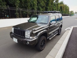 ジープ コマンダー リミテッド 4.7 リアDVDパッケージ 4WD 限定色ダークカーキ・リフトアップ・社外ア