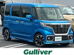 スズキ スペーシア 660 カスタム ハイブリッド XSターボ ナビ 全方位カメラ 両側パワスラ LED turbo