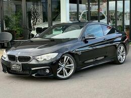 BMW 4シリーズクーペ 435i Mスポーツ サンルーフH＆RダウンサスLEDライト黒レザ-