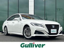 トヨタ クラウン ハイブリッド 2.5 S エレガンス スタイル 禁煙車 純ナビ Bカメラ ACC BSM ハーフレザ