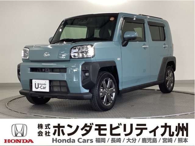 ナビやLEDヘッドライト等が装備された、タフト Gターボです。