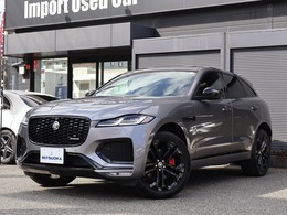 ジャガー Fペイス Rダイナミック SE 2.0L P250 4WD 保証継承付 黒革 サンR 21AW 赤キャリパー
