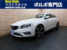 ボルボ V60 D4 Rデザイン ディーゼルターボ 2018モデル/1オナ/黒革/サンR/ナビ/禁煙車