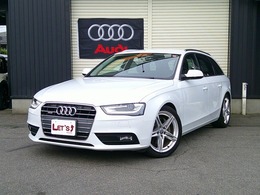 アウディ A4アバント 2.0 TFSI クワトロ 4WD Sライン18AW　黒革 シートヒーター　ナビ