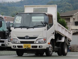 日野自動車 デュトロ 3t 全低床 強化ダンプ 内寸-長305x幅159x高36