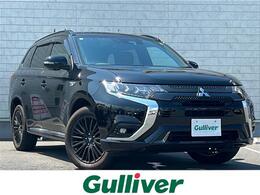 三菱 アウトランダーPHEV 2.4 ブラック エディション 4WD 4WD 1オナ BT CD ACC ETC 社外ナビ