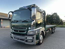 三菱ふそう スーパーグレート ID:647 積載14.5t 25tベース ETC H20年 3軸高床 ヒラ 積載14.5t 31万KM 平 7