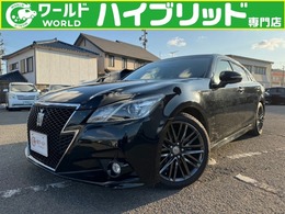 トヨタ クラウンアスリート ハイブリッド 2.5 S ブラックスタイル ナビ・BT・Bカメ・純正AW・Pシート・ETC