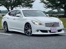 日産 フーガ 2.5 250GT Aパッケージ ローダウン 検2年 取説ナビ説付 純AW付本革