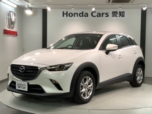 全国納車可 第三者機関証明書付 1年保証 純正ナビ フルセグ Rカメラ マルチビュ- BTオ-ディオ DVD 衝突軽減B LEDライト 横滑り防止 アルミ スマ-トキ-装備のマツダのCX-3 15Sツーリング入庫！
