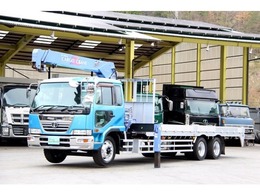 日産 コンドル 後2軸 増トン クレーン付平ボディ 