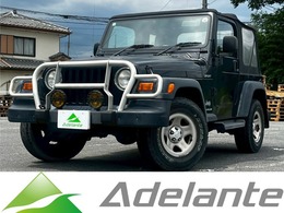 ジープ ラングラー スポーツ ソフトトップ 4WD 5速MT・ワンオーナー・カンガルーバー