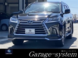 レクサス LX 570 ブラック シークエンス 4WD 3列シート8人乗　モデリスタエアロ　リアシ