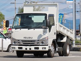 いすゞ エルフ 2t 全低床 強化ダンプ 内寸-長305x幅159x高32