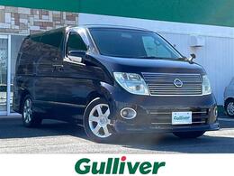 日産 エルグランド 2.5 250ハイウェイスター ブラックレザーナビエディション ナビ/Bカメラ/フリップダウン/オットマン