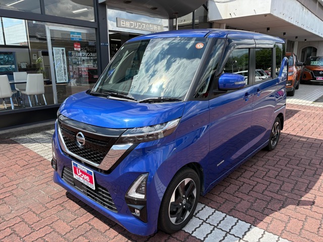 人気の軽自動車☆ルークス☆日産の先進技術の安全装置が標準装備です。