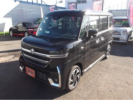 スズキ スペーシア 660 カスタム ハイブリッド XSターボ 4WD 純正9インチナビ　TV　全方位モニター　届