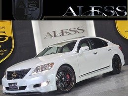 レクサス LS 460 バージョンSZ エアロWORK21インチサスコンマクレビSR革席