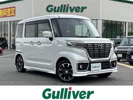 マツダ フレアワゴン 660 カスタムスタイル ハイブリッド XS 純正ナビ/フルセグ/DVD/CD/BT/USB　全方位