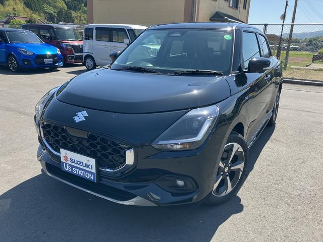 令和6年式　スイフト　ハイブリッドMZ　入荷です。 色はスーパーブラックパール♪　衝突被害軽減ブレーキ　全方ナビ　CVT