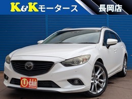 マツダ アテンザワゴン 2.2 XD ディーゼルターボ 純正ナビ　TV　　追従クルコン　白本革シー