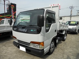 いすゞ エルフ 4.6 ダンプ フルフラットロー ディーゼル 2t　全低床ダンプ　排気量4600CC