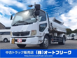 三菱ふそう ファイター タンクローリー　増トン6トン　3層6KL 消防書類有　中型免許　中型車　ホースリー