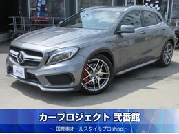 メルセデスAMG GLAクラス GLA 45 4マチック 4WD /黒本革/純正ナビTV/Bカメラ/純正19アルミ)