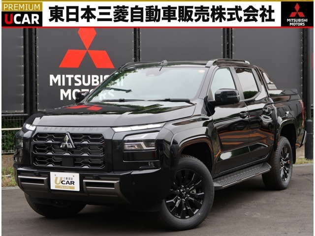 令和7年式　三菱【トライトン】GSR　4WD　5人乗り　2400CCディーゼルターボ　レンタカーUP　禁煙車　純正ナビ　全方位カメラ　衝突被害軽減ブレーキ　誤発進抑制機能　後側方車両検知警報